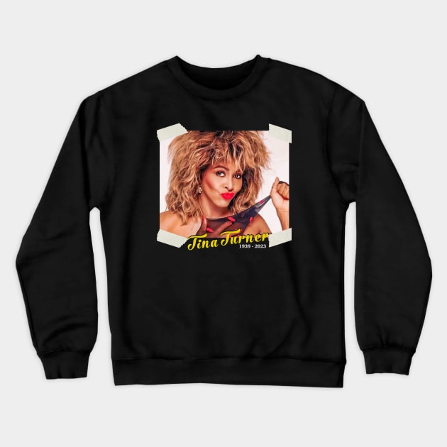 Tina Turner Crewneck Sweatshirt by OcaSign